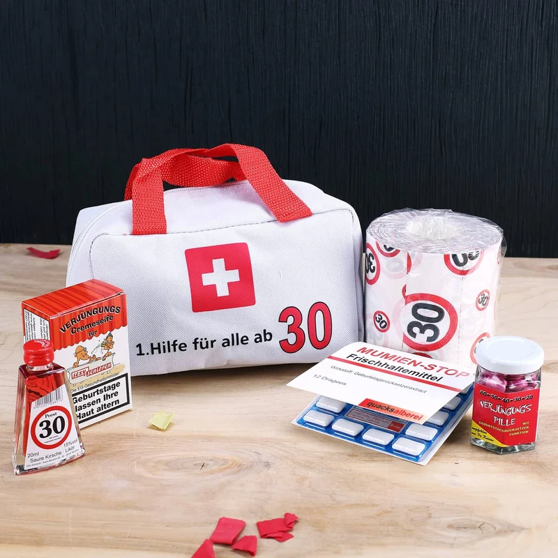 Witziges 1. Hilfeset für alle ab 30 zum Geburtstag