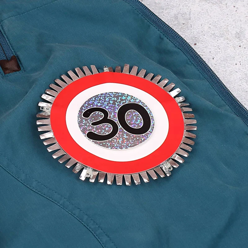 LED - Blink-Button zum 30.Geburtstag